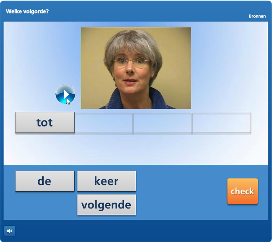 Screenprint van een oefening met video